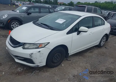 2015 Honda Civic Lx z USA, uszkodzony, nr VIN 2HGFB2F53FH505684